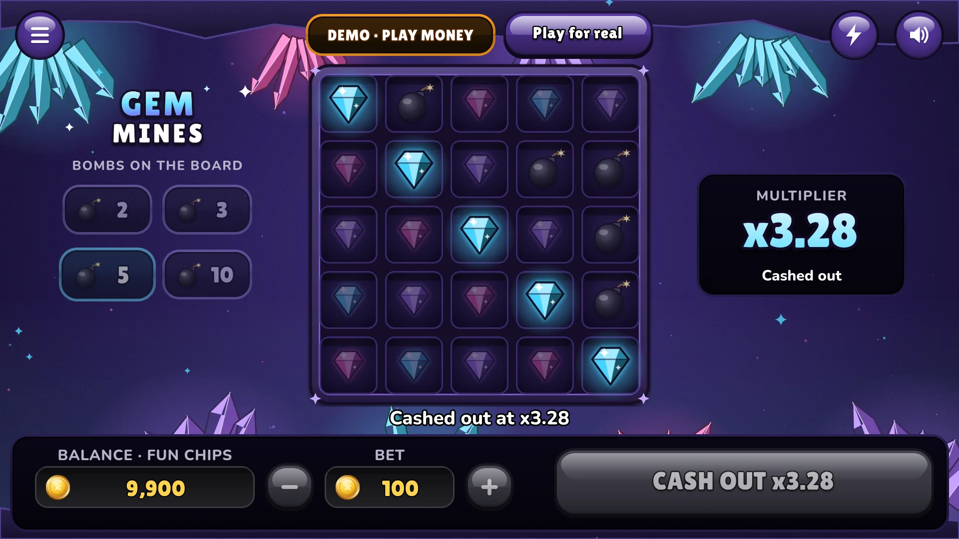 Cash out whenever you like