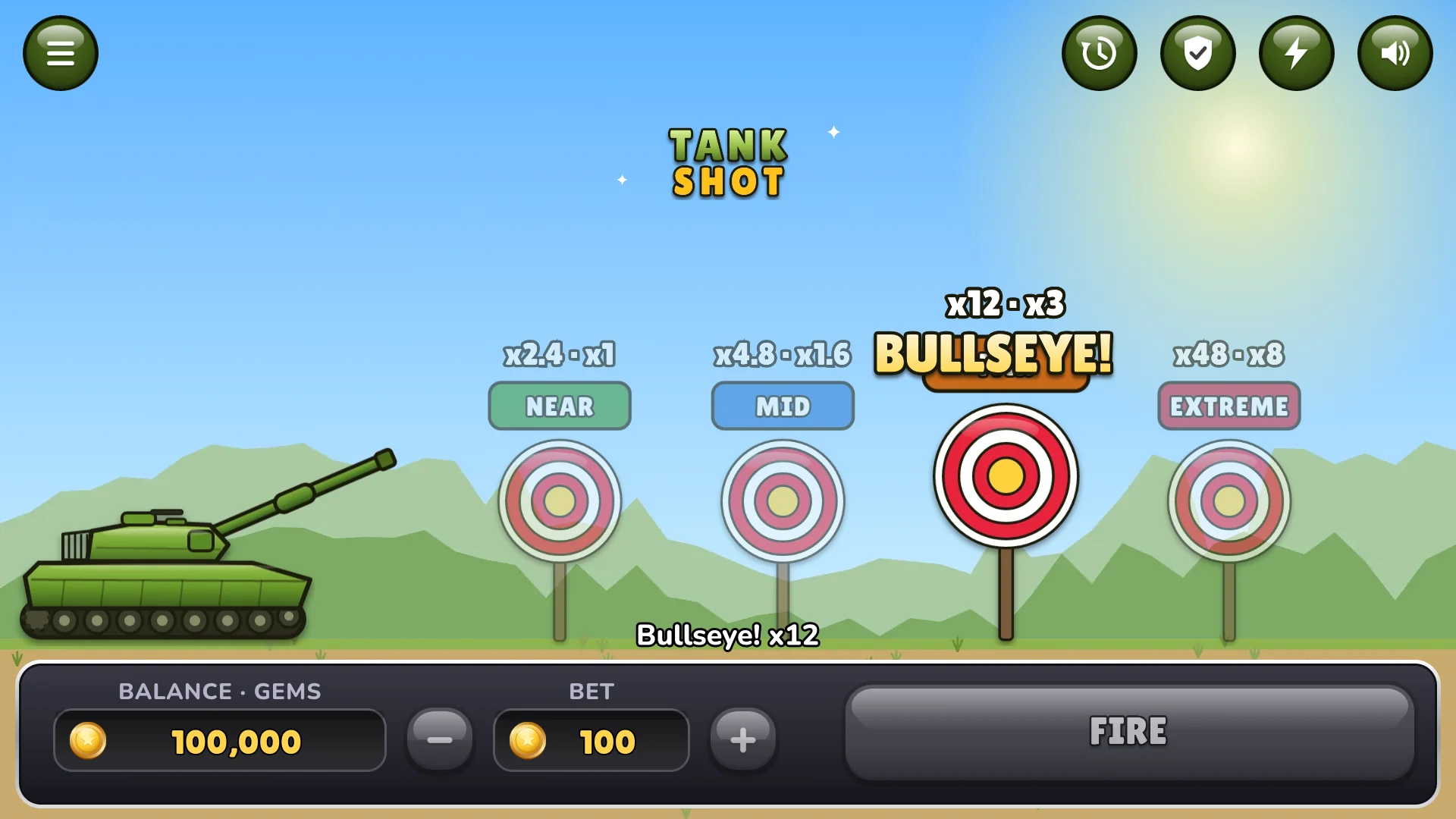 Hit the bullseye for the top prize of the target